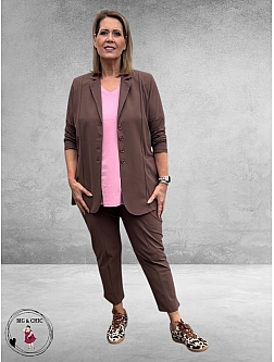 ONLY-M Blazer Travel Midi CHOCO